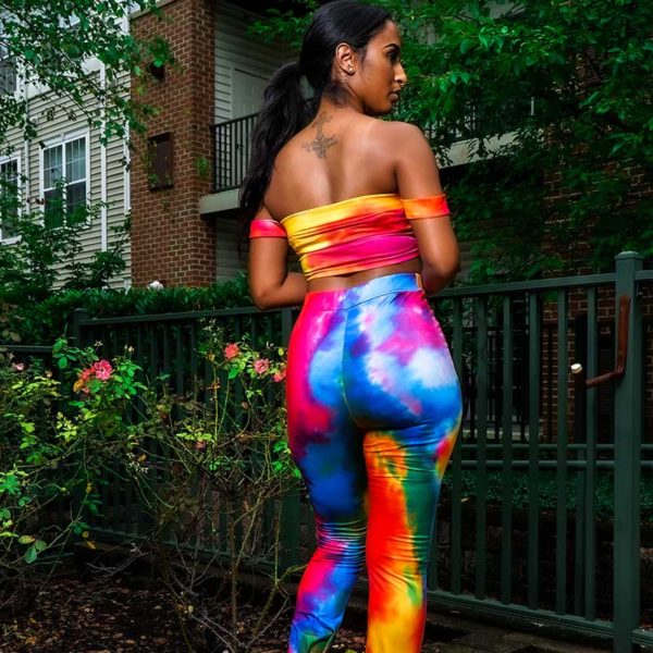 Rainbow Tye Dye Two Piece Set - Image 3