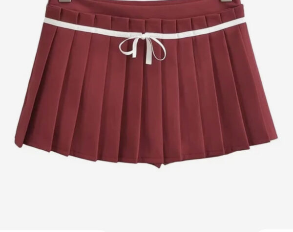 Chloe Pleated Mini Skirt - Image 3