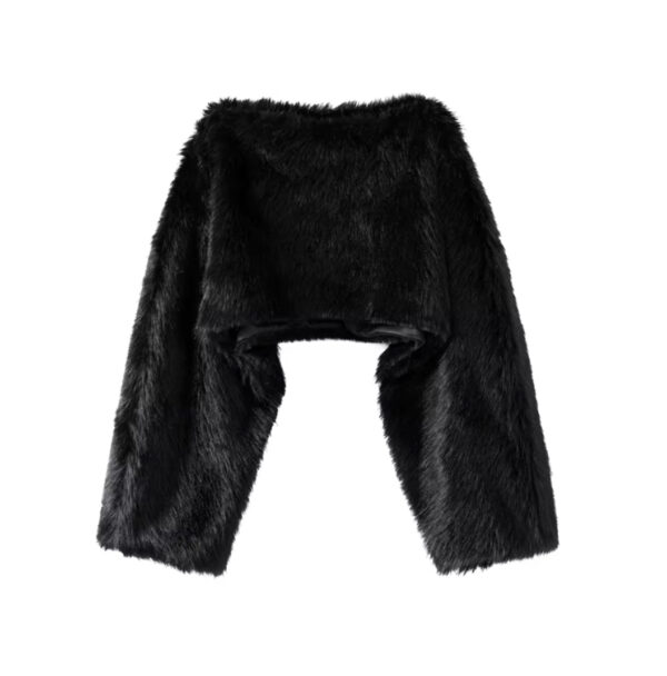 Glamour Faux Fur Top - Image 2